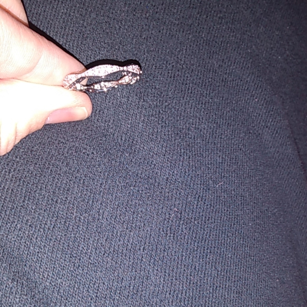 Sterling silver 925 white sapphire ring sz 7